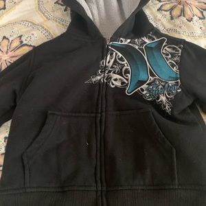 Hurley black hoodie 3T
